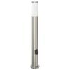 vidaXL Borne lumineuse avec sortie 80 cm en acier inoxydable IP44