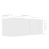 vidaXL Ensemble de meuble TV 6 pcs Blanc Bois d'ing&eacute;nierie