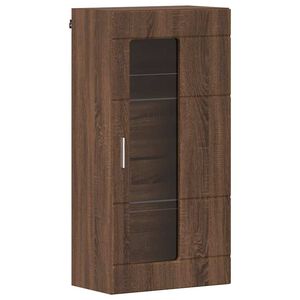 vidaXL Cabinet en Bois Ch&ecirc;ne brun Bois d'ing&eacute;nierie