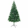 vidaXL Arbre de No&euml;l artificiel pr&eacute;-&eacute;clair&eacute;/boules 210 cm 910 branches