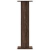 vidaXL Supports de haut-parleurs 2 pcs ch&ecirc;ne marron bois d'ing&eacute;nierie