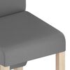 vidaXL Chaises &agrave; manger lot de 6 gris similicuir