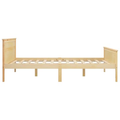 vidaXL Cadre de lit sans matelas bois massif de pin 160x200 cm