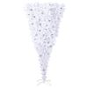 vidaXL Sapin de No&euml;l artificiel avec 300 LED Blanc 210 cm PVC et Acier