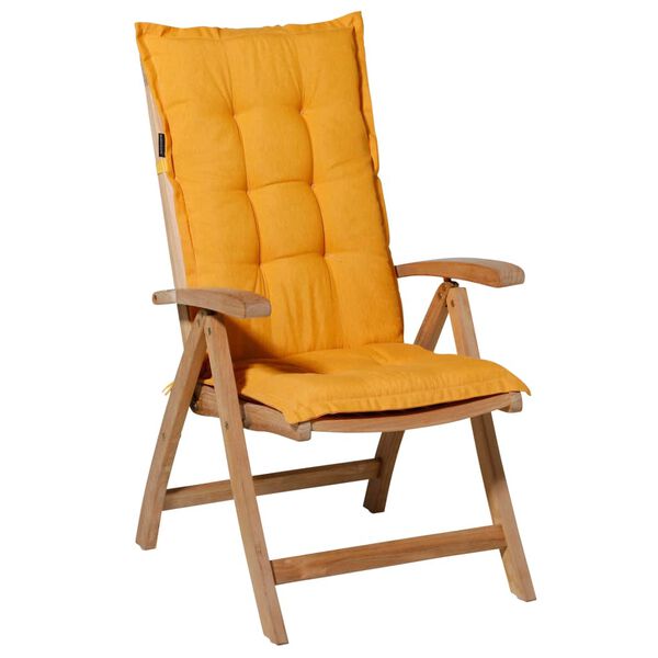 Madison Coussin de chaise &agrave; dossier bas Panama 105x50 cm Lueur dor&eacute;e