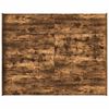 vidaXL Cadre de lit avec rangement avec tiroir Ch&ecirc;ne fum&eacute; 135 x 190 cm