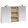vidaXL Ensemble de Meubles de Salle de Bain 3 pc 90 x 10,5 x 50 cm