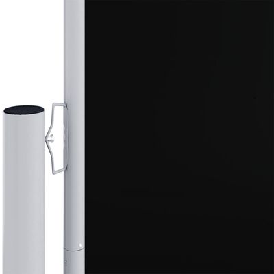 vidaXL Auvent latéral rétractable Noir 200x600 cm