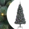 vidaXL Arbre de No&euml;l artificiel pr&eacute;-&eacute;clair&eacute; avec ensemble de boules