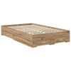 vidaXL Cadre de lit Ch&ecirc;ne artisanal 120 x 200 cm Bois d'ing&eacute;nierie