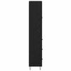 vidaXL Haut Armoire Montage mural 2 pcs Ch&ecirc;ne noir Bois d'ing&eacute;nierie