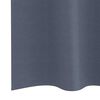 vidaXL Rideaux occultants avec anneaux 2 pcs Anthracite 260 x 140 cm