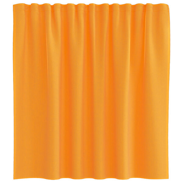 vidaXL Rideaux en voile avec boucles 2 pcs orange 140x140 cm