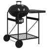 vidaXL Grill ext&eacute;rieur 91 x 71 x 107 cm m&eacute;tal Noir
