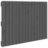 vidaXL T&ecirc;te de lit murale Gris 95,5x3x60 cm Bois massif de pin