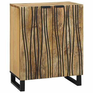 vidaXL Buffet Naturel 60 x 33,5 x 75 cm Bois de mangue massif