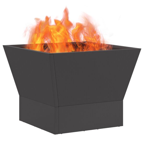 vidaXL Braise Noir 40 x 40 x 35 cm Acier