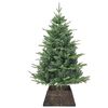 vidaXL Collier de sapin de No&euml;l Noir 60 x 60 x 28 cm Jacinthe d'eau