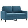 vidaXL Ensemble de canap&eacute;s 4 pcs bleu velours