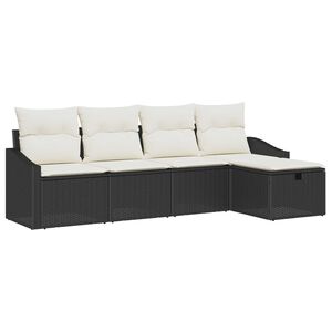 vidaXL Ensemble de Canap&eacute;s avec coussin 6 pcs polyrotin