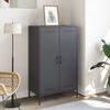 vidaXL Buffet haut anthracite 68x39x113 cm acier
