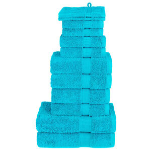 vidaXL Ensemble de serviettes de qualit&eacute; sup&eacute;rieure SOLUND 12 pcs
