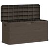 vidaXL Boîte de rangement de jardin 280 L Marron