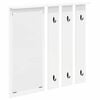 vidaXL Porte-manteau mural Montage mural Blanc 84 x 10 x 80 cm