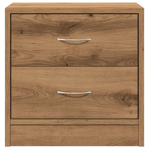 vidaXL Table de chevet ch&ecirc;ne artisanal 40x30x40 cm bois d'ing&eacute;nierie