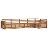 vidaXL Ensemble de canap&eacute;s d'ext&eacute;rieur 5 pc Naturel