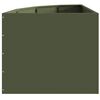 vidaXL Jardini&egrave;re d'Angle Vert olive 60 x 60 x 50 cm Acier
