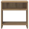 vidaXL Table de chevet ch&ecirc;ne artisanal 40x30x40 cm bois d'ing&eacute;nierie