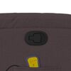 vidaXL Fauteuil inclinable de massage Marron fonc&eacute; Tissu