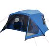 vidaXL Tente familiale 10 personnes bleu lib&eacute;ration rapide imperm&eacute;able