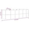 vidaXL Lit sur&eacute;lev&eacute; de jardin Acier galvanis&eacute; 249x100x68cm gris