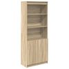 vidaXL Buffet haut ch&ecirc;ne sonoma 70x35x180 cm bois d'ing&eacute;nierie