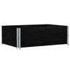 vidaXL Jardini&egrave;re noir 120x80 cm bois massif de pin