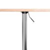 vidaXL Table de bar &Oslash;60x89,5 cm bois massif de ch&ecirc;ne