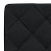 vidaXL Lit avec matelas noir 90x200 cm tissu