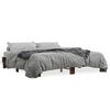 vidaXL Cadre de lit sans matelas ch&ecirc;ne fum&eacute; 160x200 cm
