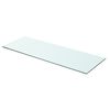 vidaXL Panneau pour &eacute;tag&egrave;re Verre transparent 70 x 25 cm