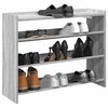 vidaXL &Eacute;tag&egrave;re &agrave; chaussures sonoma gris 80x25x62 cm bois d'ing&eacute;nierie