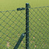 vidaXL Poteau de cl&ocirc;ture. Vert 10 x 1,5 m (maille 40 x 40 mm)