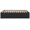 vidaXL Cadre de lit sans matelas noir 140x190 cm similicuir