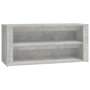 vidaXL &Eacute;tag&egrave;re &agrave; chaussures Gris b&eacute;ton 100x35x45 cm Bois d'ing&eacute;nierie