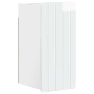 vidaXL Armoire murale de salle de bain ZWOLLE Blanc brillant