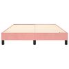 vidaXL Cadre de lit rose 140x200 cm velours