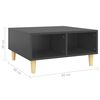 vidaXL Table basse gris 60x60x30 cm bois d'ing&eacute;nierie