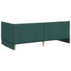 vidaXL Cadre de lit d'angle Vert fonc&eacute; 80 x 200 cm Velours