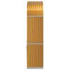 vidaXL Porte-b&ucirc;ches aspect bois 80x45x190 cm acier galvanis&eacute;